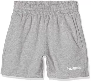 Hummel dziecięce szorty hmlGO Kids COTTON BERMUDA, szary, 128 - Odzież sportowa dziecięca - miniaturka - grafika 1