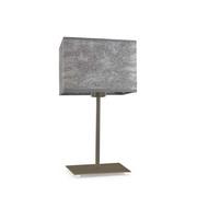 Lampy stojące - Lampka nocna LYSNE Amalfi, 60 W, E27, beton/złota, 40x20 cm - miniaturka - grafika 1
