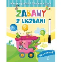 Wilga GW Foksal Zabawy z liczbami, Pisz i zmazuj - Opracowanie zbiorowe - Książki edukacyjne - miniaturka - grafika 1
