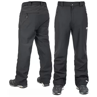 Spodnie męskie - Trespass Spodnie hemic dla panów Softshell, odporne na działanie wody, czarny, M MABTRAD20002_BLXM - grafika 1