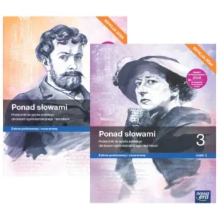 Pakiet Ponad słowami 3. Część 1 i 2. Podręcznik do języka polskiego dla liceum ogólnokształcącego i technikum. Zakres podstawowy i rozszerzony. Edycja 2024 - Podręczniki do technikum - miniaturka - grafika 1