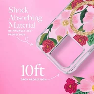 Etui i futerały do telefonów - Rifle Paper Clear MagSafe - Etui iPhone 14 Pro Max zdobione złotem (Rose Garden) - miniaturka - grafika 1