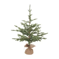 Sztuczne kwiaty - Choinka 90 cm w worku jutowym VILLA ITALIA - miniaturka - grafika 1