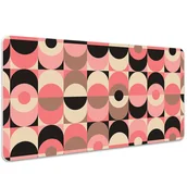 Podkładki na biurko - Duża mata na biurko Vintage koła 100x50 cm - miniaturka - grafika 1