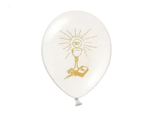 Strong Balloons Balony 12", "I Komunia Św.", STRONG, White, 50 szt SB12P-109Z-008 - Pamiątka Pierwszej Komunii Świętej - miniaturka - grafika 2