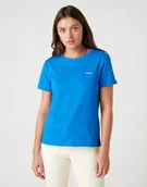 Koszulki i topy damskie - DAMSKI T-SHIRT WRANGLER SIGN OFF TEE STRONG BLUE W7Q0-D3-X2V 112132068 - Wrangler - miniaturka - grafika 1