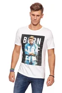 Koszulki męskie - Lee, T-shirt męski, Photo Tee White Canvas L60Qeprr, rozmiar L - miniaturka - grafika 1