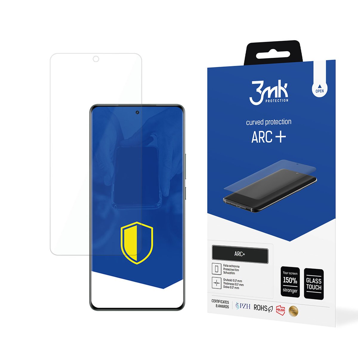 2x Folia na zaokrąglony ekran do Realme GT 6 - 3mk ARC+