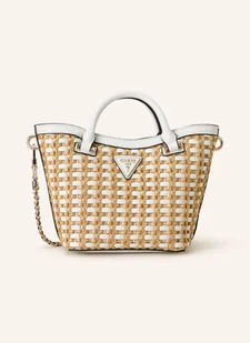 Guess Torba Na Ramię Atalia Mini beige - Torebki damskie - miniaturka - grafika 1