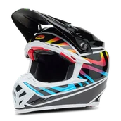 Kaski motocyklowe - Kask MX Bell Moto-9S Flex CzarnyS - miniaturka - grafika 1