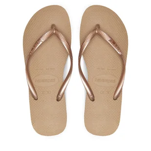 Japonki Havaianas 4000030.3581 Złoty - Klapki i japonki damskie - miniaturka - grafika 1