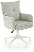 Fotele i krzesła biurowe - HALMAR Fotel biurowy DUMBO jasnoszary - miniaturka - grafika 1