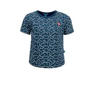 Bluzki damskie - Chłopięca bluzka z krótkim rękawem, wielokolorowy, rozmiar 62 - miniaturka - grafika 1