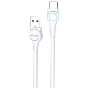 Kabel USB - USB Typ-C BWOO X213C 1 m Biały - Kable USB - miniaturka - grafika 1