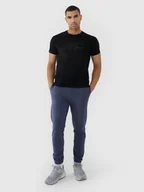 Spodnie sportowe męskie - Męskie spodnie dresowe joggery 4F 4FWSS25TTROM1014 - szare - miniaturka - grafika 1