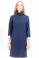 Sukienki - GANT KRÓTKA SUKIENKA DAMSKA NIEBIESKA - Gant - miniaturka - grafika 1