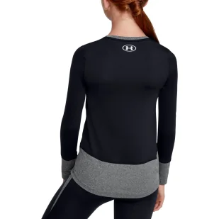 Bluza dziewczęca Under Armour ColdGear LS Crew - Bluzy sportowe damskie - miniaturka - grafika 3