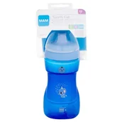 Kubki dla dzieci - MAM Sports Cup 12m+ Blue kubek 330 ml dla dzieci - miniaturka - grafika 1
