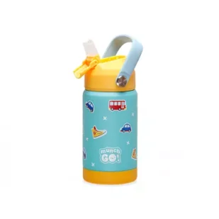 Lunch Munch Bidon termiczny ze słomką Bill Traveler 350 ml - Bidony dla dzieci - miniaturka - grafika 1