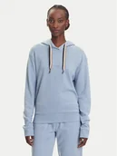 Bluzy damskie - BOSS Bluza CP Stripe 50524760 Błękitny Regular Fit - miniaturka - grafika 1