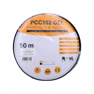 LIBOX PCC102 50M KABEL ANTENOWY MIEDZIANY ŻELOWY - Kable - miniaturka - grafika 1