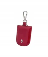 Breloki - Brelok Do Kluczy Breloczek Skórzany Skóra Naturalna PUCCINI Czerwony BR01 3 - miniaturka - grafika 1