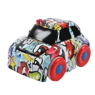 Samochody i pojazdy dla dzieci - SAMOCHÓD GRAFFITI ZABAWKA AUTO KOLOROWE SAMOCHODZIKI RÓŻNE WZORY - miniaturka - grafika 1