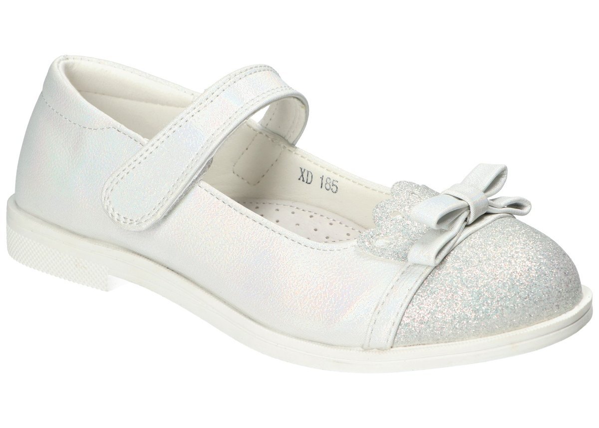 AMERICAN CLUB XD185 BALERINKI BUTY DZIECIĘCE NA RZEP WKŁADKA SKÓRZANA GR 32