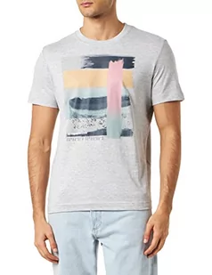 TOM TAILOR T-shirt męski, 15398 – Light Stone Grey Melange, 3XL - Koszulki męskie - miniaturka - grafika 1