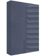 Prześcieradła - Prześcieradło, grube, jersey 100% bawełna 180x200cm grafitowe - miniaturka - grafika 1