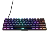 Klawiatury - SteelSeries Apex 9 Mini Światło LED RGB | NOR | Czarny | Przewodowe | Optyczny OptiPoint Klawiatura Gamingowa 64841 - miniaturka - grafika 1