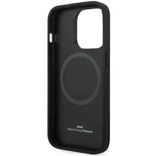 Etui BMW BMHMP14X22RFGK iPhone 14 Pro Max 6,7" czarny/black Leather Diamond Pattern MagSafe - Etui i futerały do telefonów - miniaturka - grafika 7