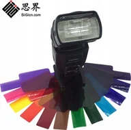 Inne akcesoria studyjne - SiGi Filtry Żelowe Strobist 12 Kolorów Do Lampy Błyskowej - miniaturka - grafika 1