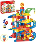 Zabawki konstrukcyjne - COIL Garaż parking mega zestaw auta autka z windą helikopter - ogromny zestaw 7 pięter - miniaturka - grafika 1