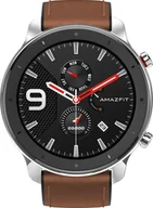 Smartwatch - GTR Brązowy/Stalowa obudowa - miniaturka - grafika 1