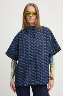 Desigual kurtka jeansowa IMAGO R damska kolor granatowy przejściowa 24WAID02 - Kurtki damskie - miniaturka - grafika 1