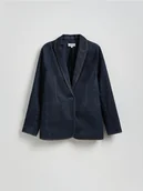 Marynarki i żakiety damskie - Reserved - Jeansowa marynarka - granatowy - miniaturka - grafika 1