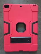 Etui do tabletów - Etui Case do iPad 10,2 2019/2020/2021 Pancerne Czerwone z czarnym - miniaturka - grafika 1