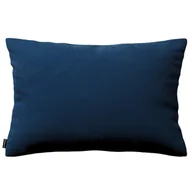 Poszewki na poduszki - Dekoria Poszewka Kinga na poduszkę prostokątną granat 60 × 40 cm Velvet 108-704-29 - miniaturka - grafika 1