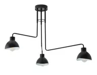 Lampy sufitowe - Holi lampa wisząca 3-punktowa czarna/biała 32449 - miniaturka - grafika 1