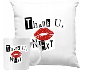 Gadżety dla niej i dla niego - ZESTAW PODUSZKA + KUBEK Ariana Grande Thank U Next Pomysł Na Prezent - miniaturka - grafika 1
