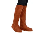 Dodatki do strojów karnawałowych - Nakładki na buty brązowe - 1 szt. - miniaturka - grafika 1