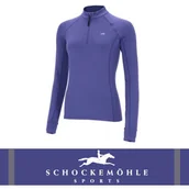 Koszulki jeździeckie - Schockemohle Bluzka damska WINTER PAGE.SP Style AW25 - ink blue - miniaturka - grafika 1