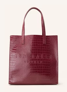 Torebki damskie - Ted Baker Torba Shopper Croccon violett - grafika 1