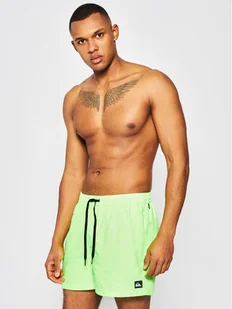 Quiksilver Szorty kąpielowe Everyday 15\ Volleys EQYJV03531 Zielony Regular Fit - Kąpielówki męskie - miniaturka - grafika 1