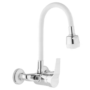 Bateria kuchenna ścienna elastyczna wylewka kran - Yoka - Baterie kuchenne - miniaturka - grafika 1