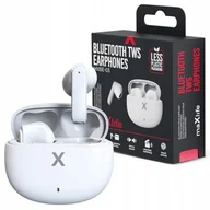 Słuchawki - MaxLife MXBE-03 Białe - miniaturka - grafika 1