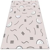 Dywany - Dywan winylowy Abstrakcyjne kształty 60x90 cm - miniaturka - grafika 1
