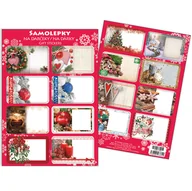 Przybory szkolne - Naklejki na prezent świąteczny 1002-1005(3/4) Calibra - miniaturka - grafika 1