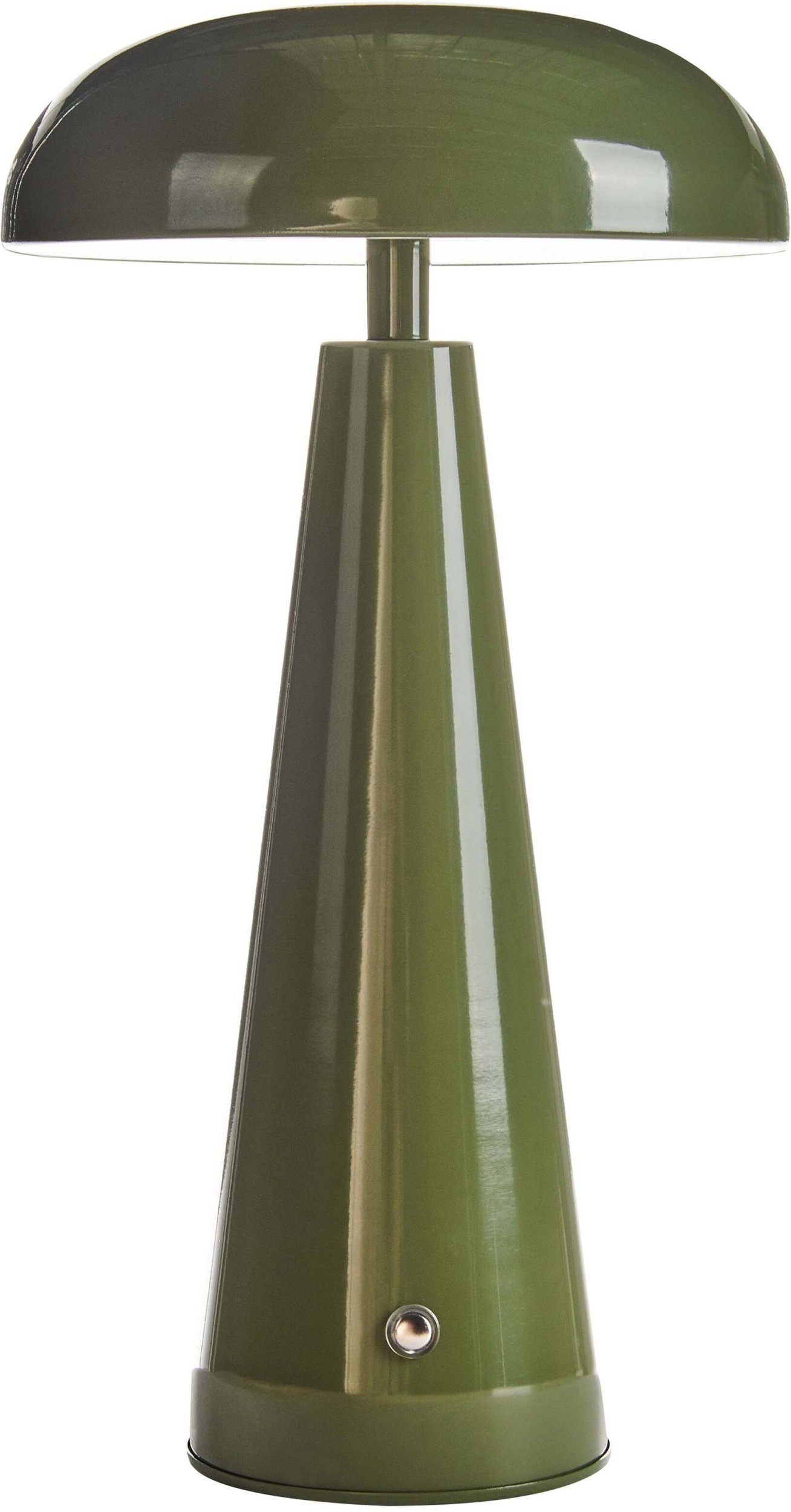 Lampa stołowa Beliani Bezprzewodowa lampa stołowa LED BOCONO Ze ściemniaczem Metal Zielony